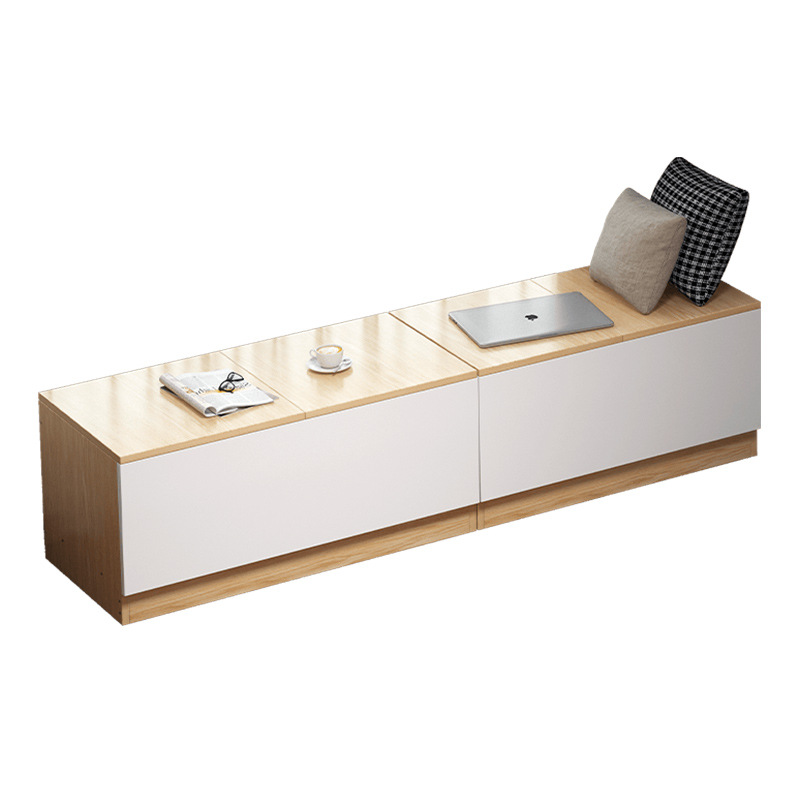 飄窗櫃防曬陽台置物收納櫃可坐落地窗台柜上翻蓋臥室儲物櫃小矮櫃