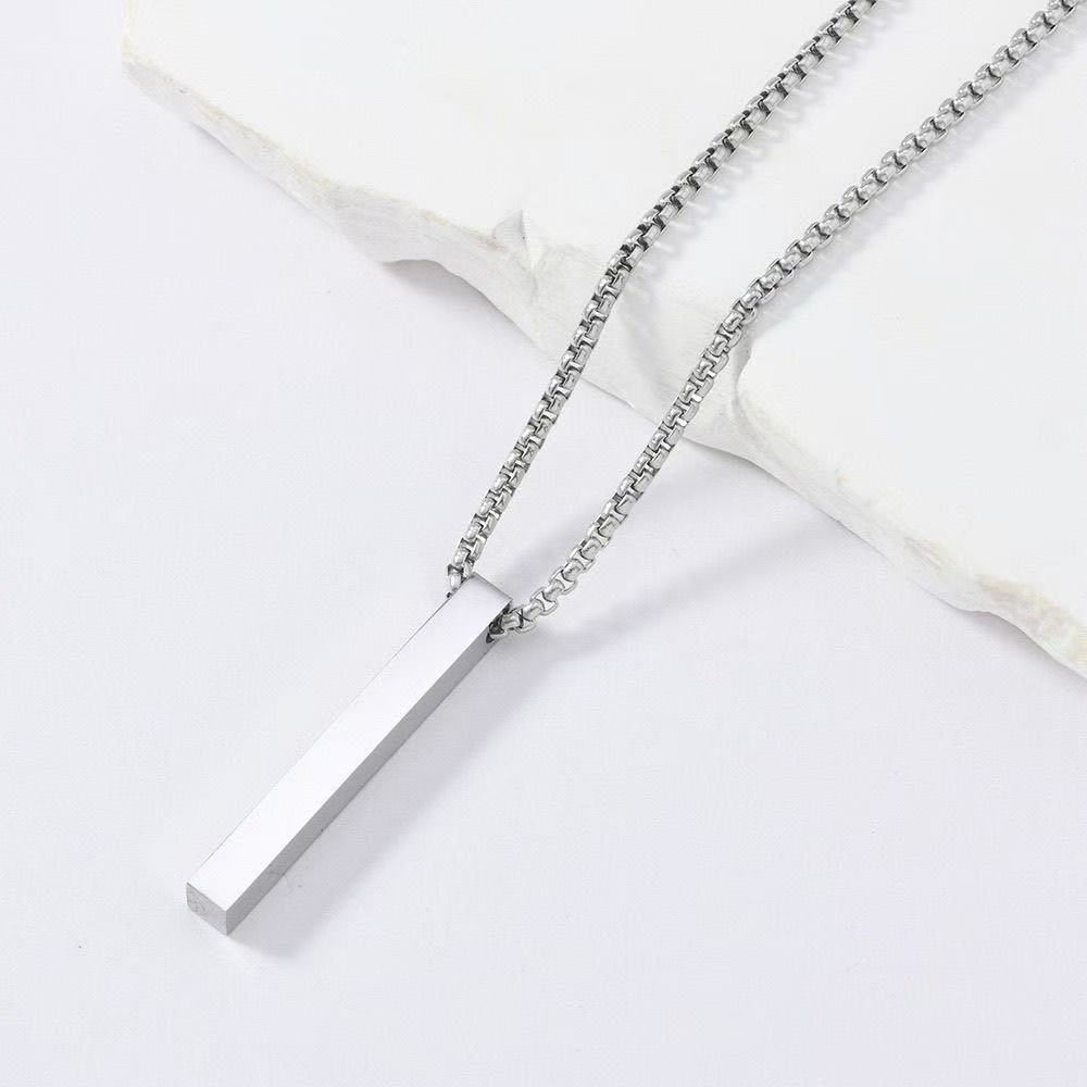 men's necklace stainless steel hip-hop style