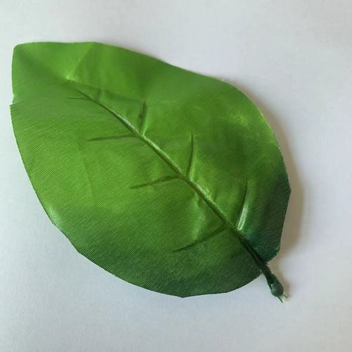 Screen printed silk flower DIY handmade material wholesale, imitation flowers, leaves, sunflower leaves, sunflower leaves wholesale