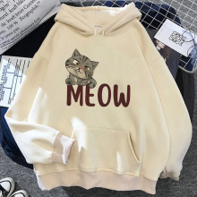 ���羳ŷ�롿Cat hoodie Japanese winter harajuku pattern ndy