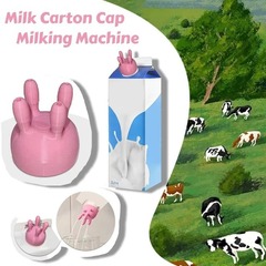 国境を越えた 3D プリント搾乳ツール分流搾乳ボトル キャップ面白い注ぐミルク ボトル キャップ