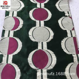 全涤流苏色织布圆点提花面料 欧美风连衣裙子西装礼服面料批发