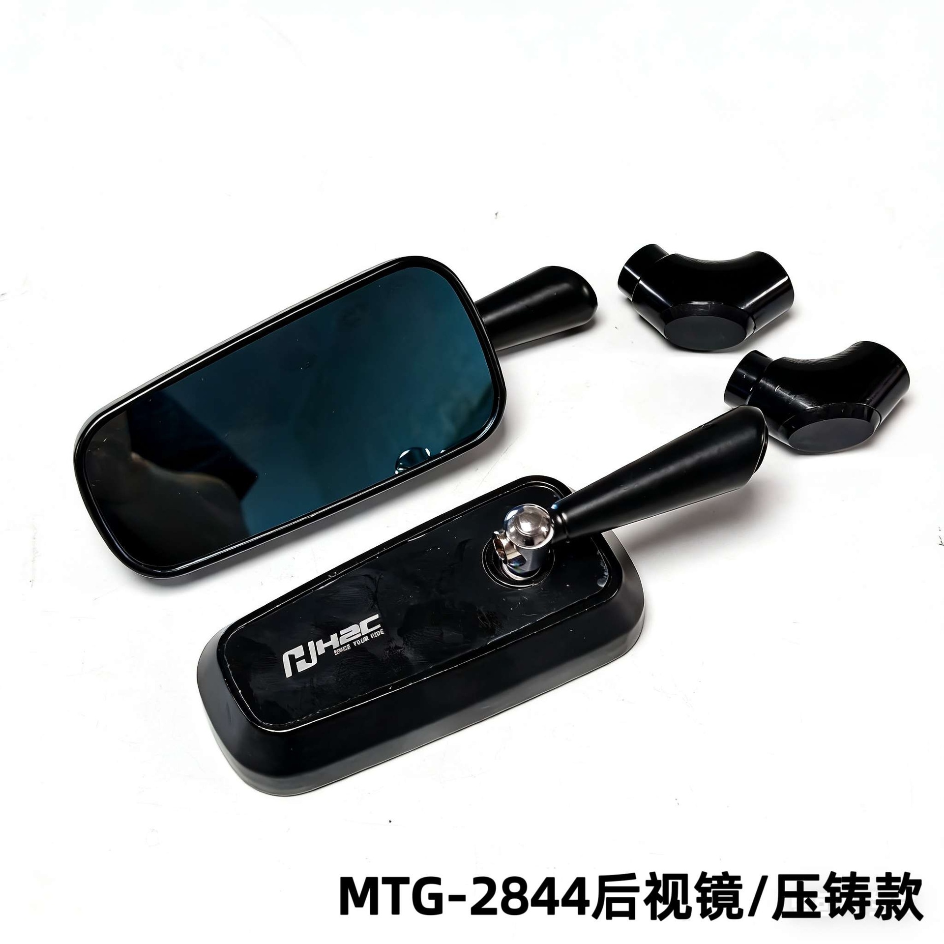 Popular in Southeast Asia, universal motorcycle H2C aluminum alloy rearview mirror, modified anti-glare mirror