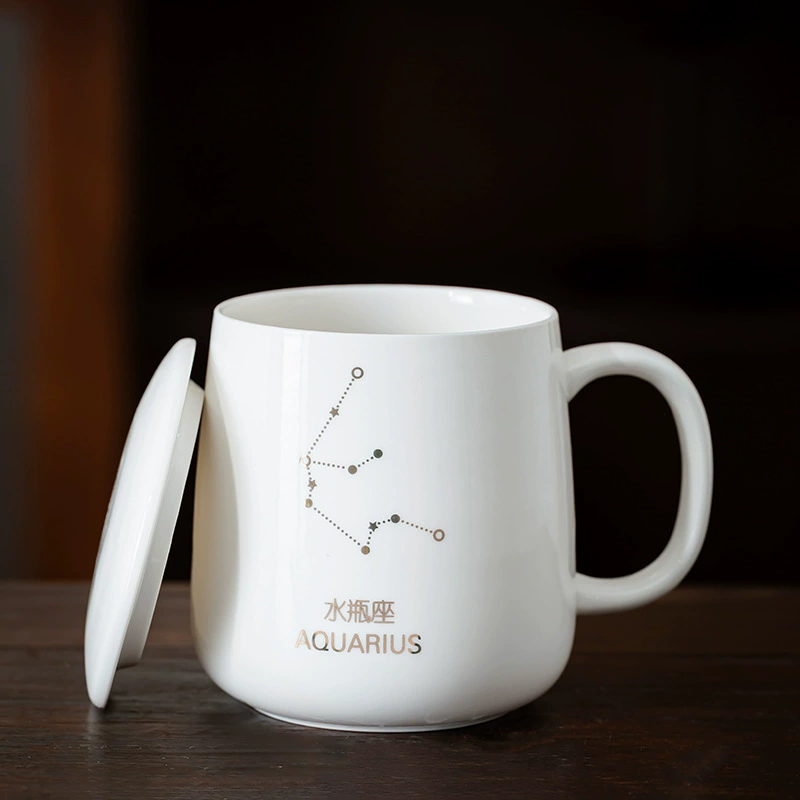 Cup Constellation Ceramic Cup Women's Mug Water Cup Men's Gift Coffee Cup Custom Couple Cup Constellation Custom Cup
