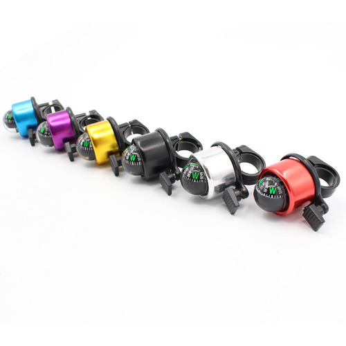 Bicycle compass bell bicycle colorful bicycle bell small bell compass decorative bicycle riding accessories