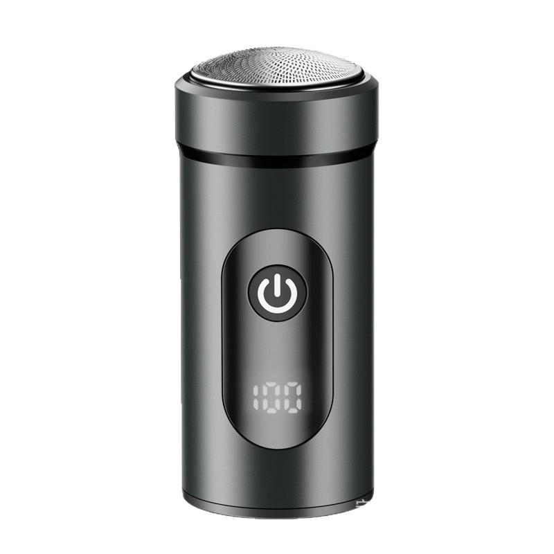 Transfronterizo actualización 2205 pequeña máquina de afeitar eléctrica de cañón de acero portátil tipo-c carga rápida viajes de afeitar digital doméstico