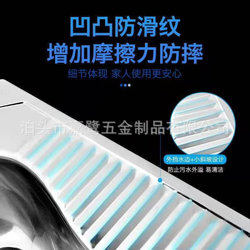 304 stainless steel squat toilet thickened prison project mobile toilet with curved stainless steel squat toilet in front of the squat pit undefined