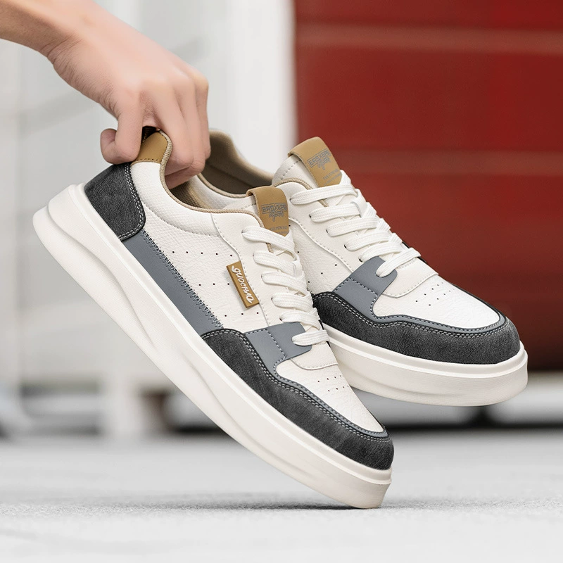 Мужские кроссовки весна-осень 2025, модная новинка, высококачественные повседневные кроссовки для мальчиков из натуральной кожи