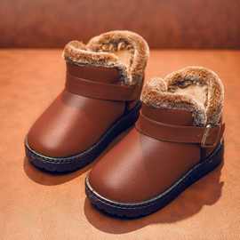 童鞋雪地靴儿童小童2023新款冬季防水防滑宝宝女童男童1岁加绒