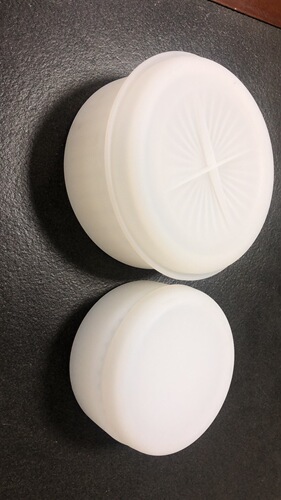 Fat Yaya DIY glue mold high mirror round Jenga storage box silicone mold thickened fruit plate storage