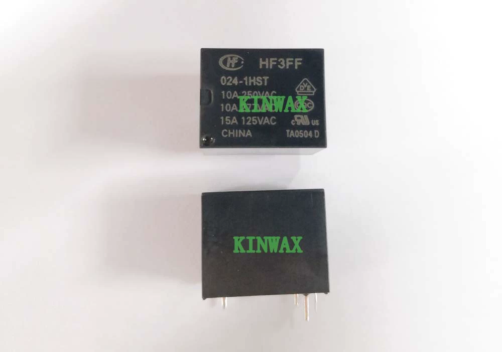 Оригинальный реле Xiamen HF JQC-3FF-005-1HS (551) 4-контактное 5V часто открыто 10A 5VDC
