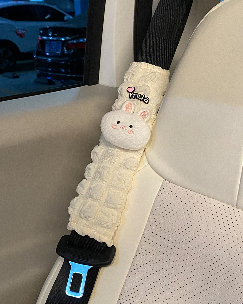Funda Protectora para Cinturón de Seguridad de Poliéster Suave para Coche