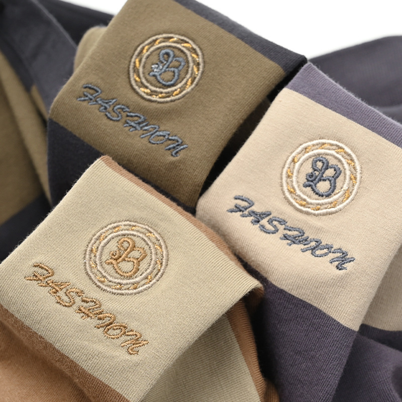 Légendaire Paul Fl nouveau épaissi Double face motif uni col à manches longues hommes Polo rayure broderie_voghion.com