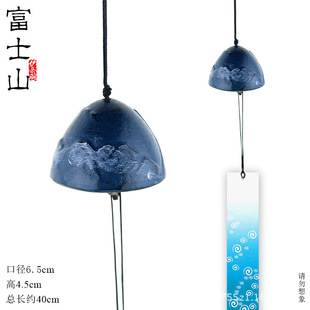 Outdoor Japanese-style cast iron bell camping vintage decorative iron garden creative ornaments outdoor metal wind chimes Bell