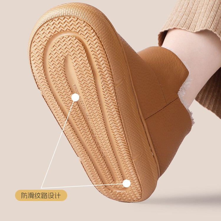Antislip waterdichte bejaardenschoenen voor dames in herfst en winter 2026 nieuwe stijl kan buiten worden gedragen met een hak om thuis warm te blijven en een kakgevoel te hebben katoenen schoenen voor heren