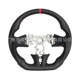 Suitable for Infiniti-Q60-15-22 full-leather car steering wheel assembly modification