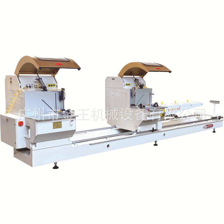 厂家直销 双头切割锯 45度90度双头铝型材切割 铝门窗双头锯