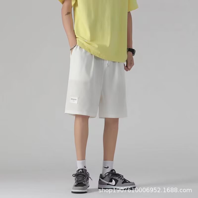 Shorts Plus Size Men's Summer Thin Straight Loose Ice Silk Quick-Drying Casual Pants Trendy Basketball Sports Pants