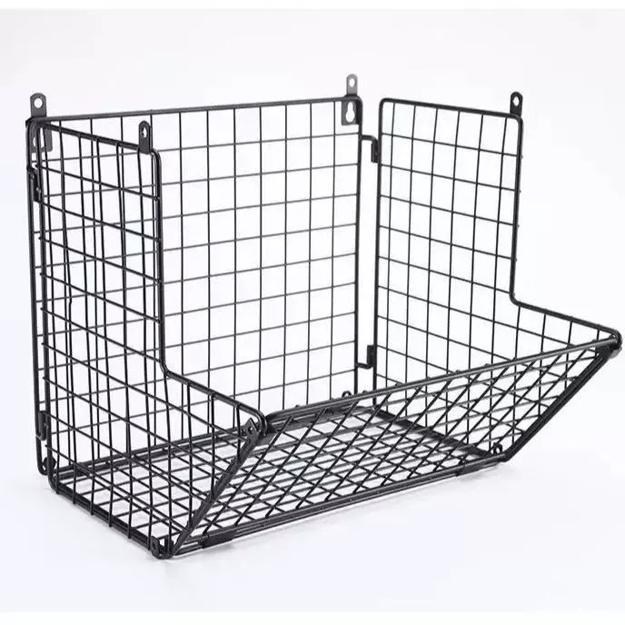 Cross-Border Kitchen Storage Rack Two-Layer Folding Storage Rack Floor-Standing Installation-Free Double-Layer Fruit Storage Storage Basket