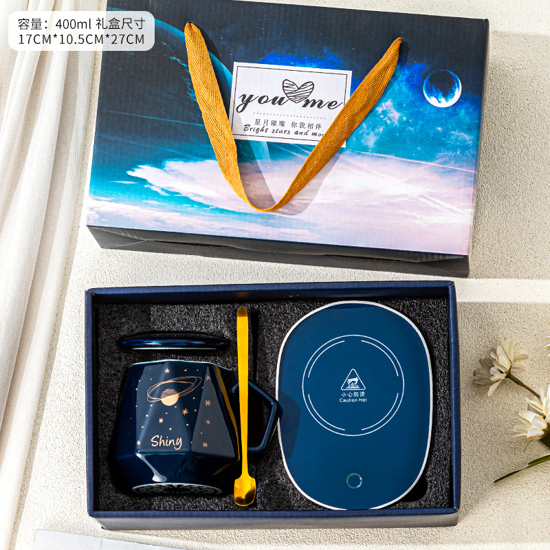 Cerámica cálida taza de café cálida taza de café cálida taza de temperatura constante reunión anual tienda de celebración de la apertura práctica regalos de acompañante se pueden imprimir LOGO