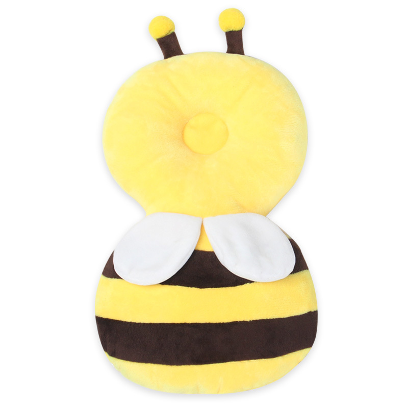 Bebé para aprender a caminar almohada de caída almohada de protección de la cabeza transpirable almohada de protección de la cabeza para bebés pequeños abeja gorra de protección de la cabeza de caída