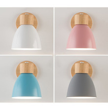 马卡龙床头灯壁灯卧室客厅简约过道led个性创意阳台餐厅楼梯壁灯