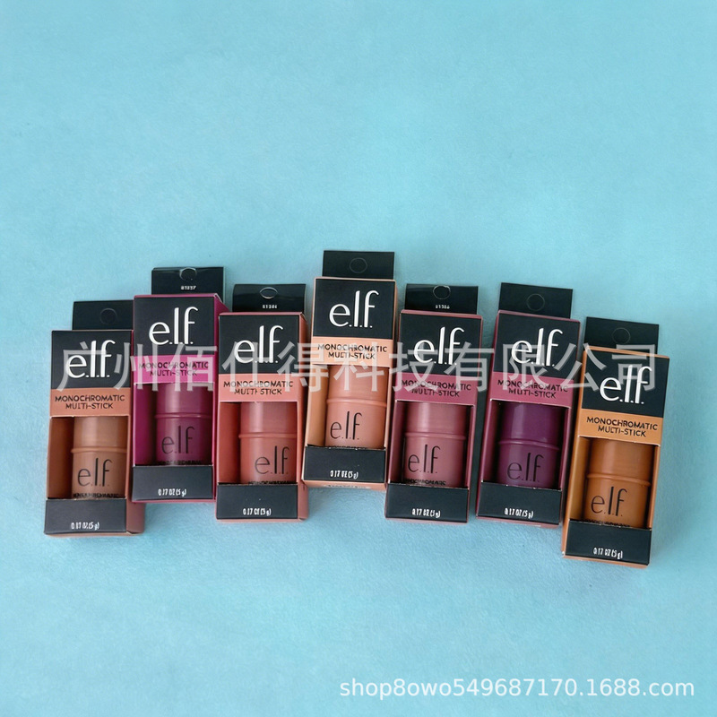 Elf Three-In-One Multi-Functional Blush Stick, Eye Shadow, Lipstick, Lip and Cheek Stick, Monochromatic Multi-Stick Elf Three-In-One Multi-Functional Blush Stick, Eye Shadow, Lipstick, Lip and Cheek Stick, Monochromatic Multi-Stick