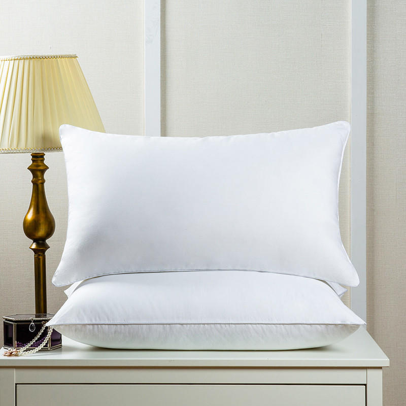 Hotel bedding five-star hotel hotel special pillow pillow super comfortable cervical feather velvet pillow