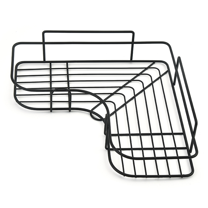 Engrosado Punch-libre baño rack de baño montado en la pared de baño suministros de almacenamiento de rack montado en la pared inodoro esquina trípode