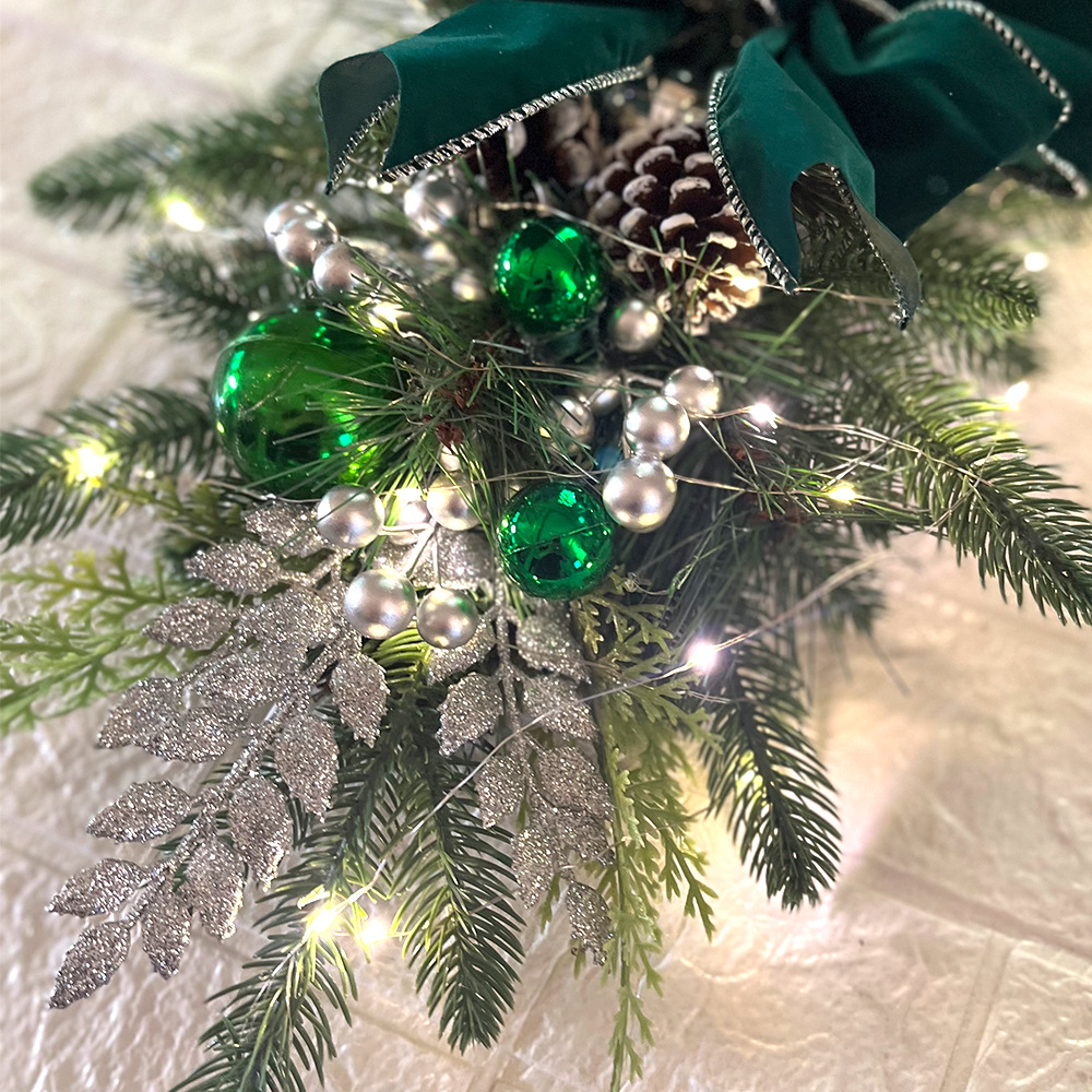 Meihui Bloemenkrans Trap Hangend Nordic Huis Scène Decoratie Kerstmis_voghion.com