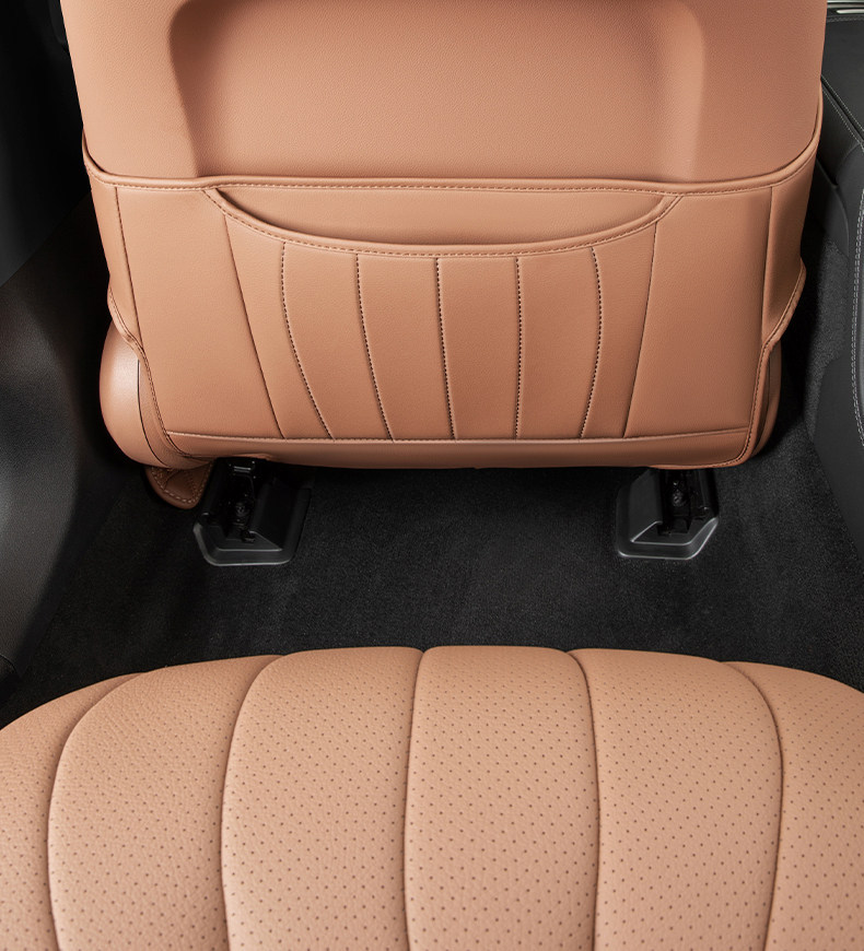 Suitable for Mercedes-Benz E-Class Seat Anti-Kick Pads E300L/E260L Special Original Car Color Backrest Rear Protection Leather Pad