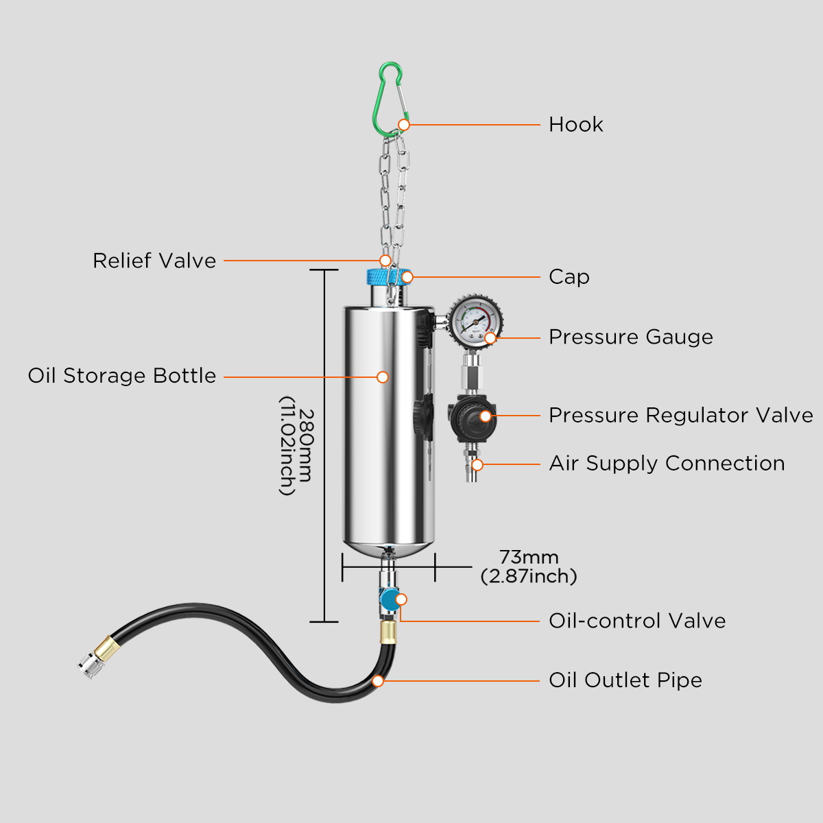 Autool C80 automóvil boquilla de combustible sistema de admisión Entrada de tres vías catalizador de depósito de carbono desmontaje-limpieza libre