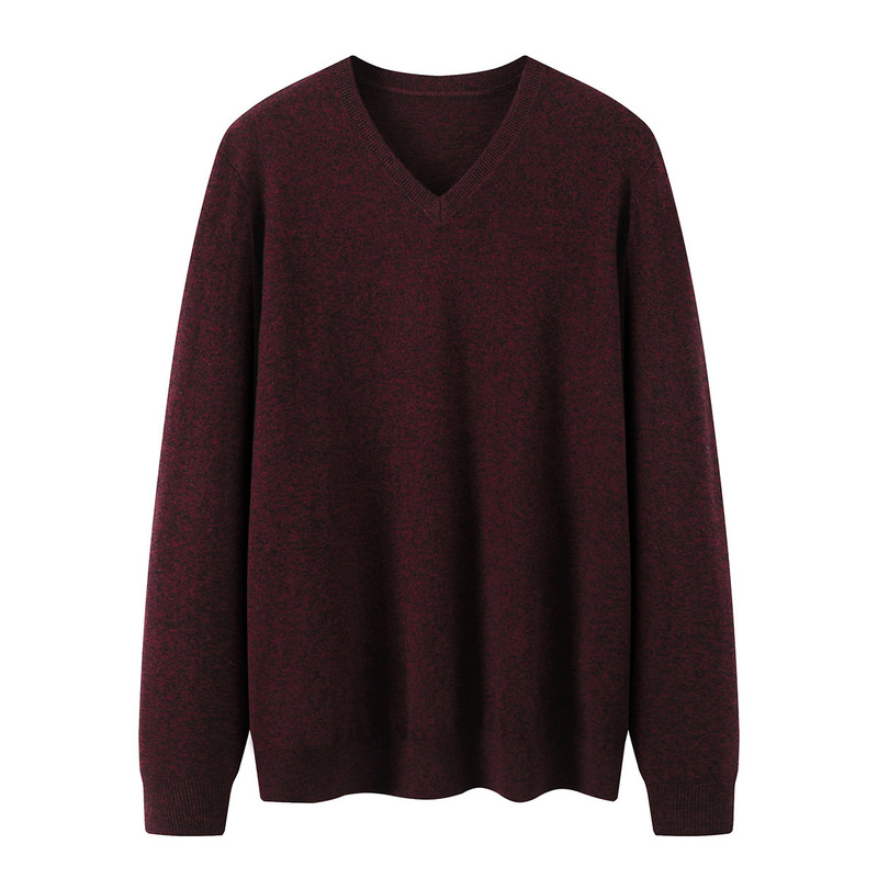 Brand Cut Label Spring and Autumn Men's Solid Color V-neck Soft Warm Casual All-match Base Sheep Sweater Z3R120 Brand Cut Label Spring and Autumn Men's Solid Color V-neck Soft Warm Casual All-match Base Sheep Sweater Z3R120