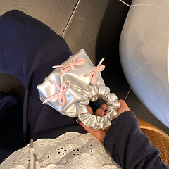 新しい韓国スタイルのミニ女の子と子供の手持ちリボンクラウドクロスボディ親子小さなバッグレディースバッグ