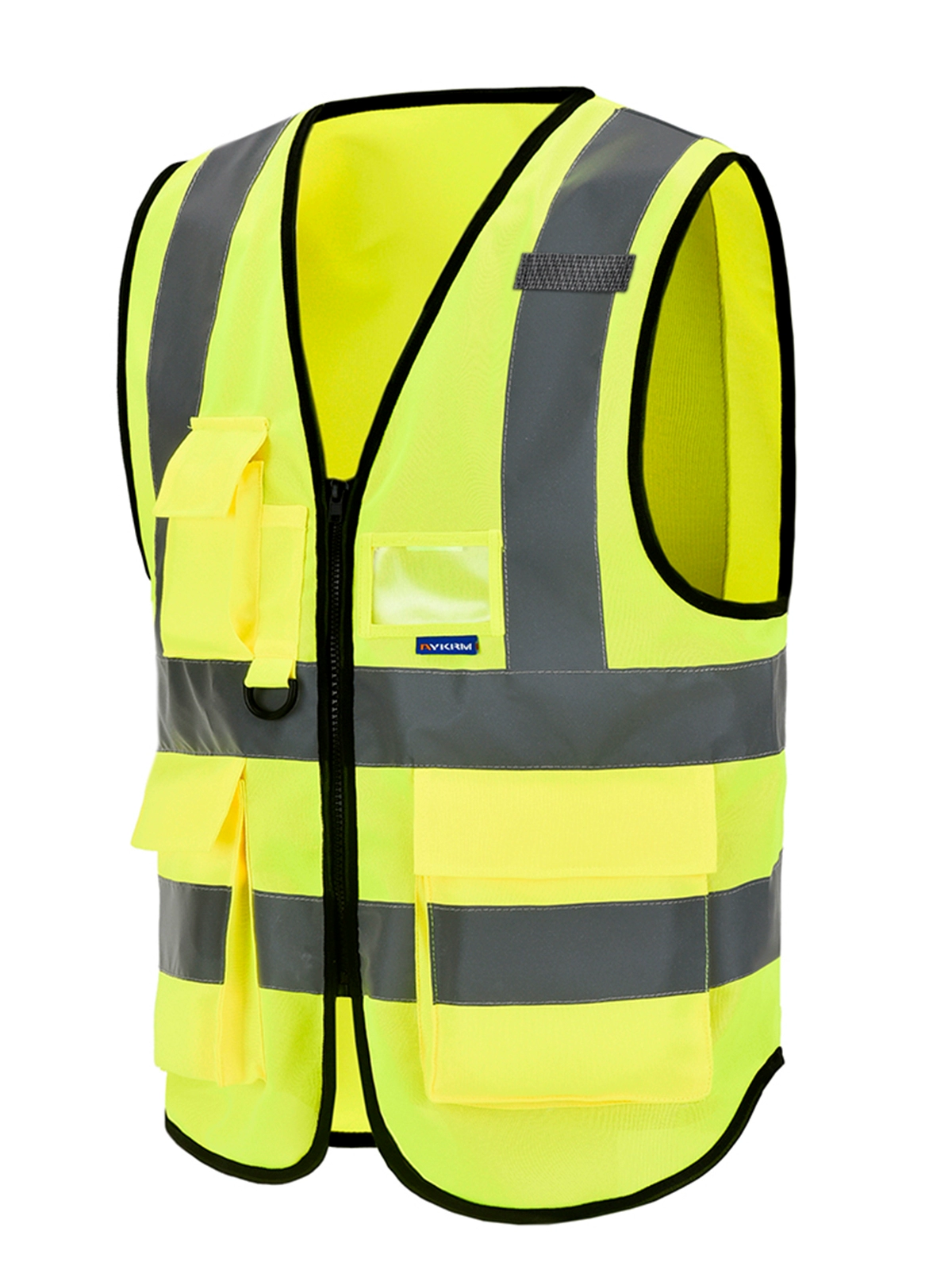 21 цвет в наличии, светоотражающий жилет, светоотражающая одежда для мужчин, желтый рабочий жилет, светоотражающая одежда на заказ с нанесением логотипа