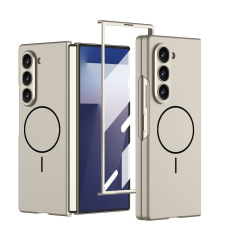 高品質適用サムスンzfold7折りたたみスクリーンシェル膜一体携帯電話ケースMagsafワイヤレス充電マグネットコイル