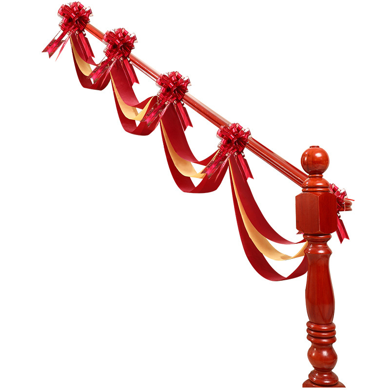 Wedding Stair Handrail Gauze Decoration Wedding Supplies Romantic Creative Latte Art Wedding Room Layout Balloon Set