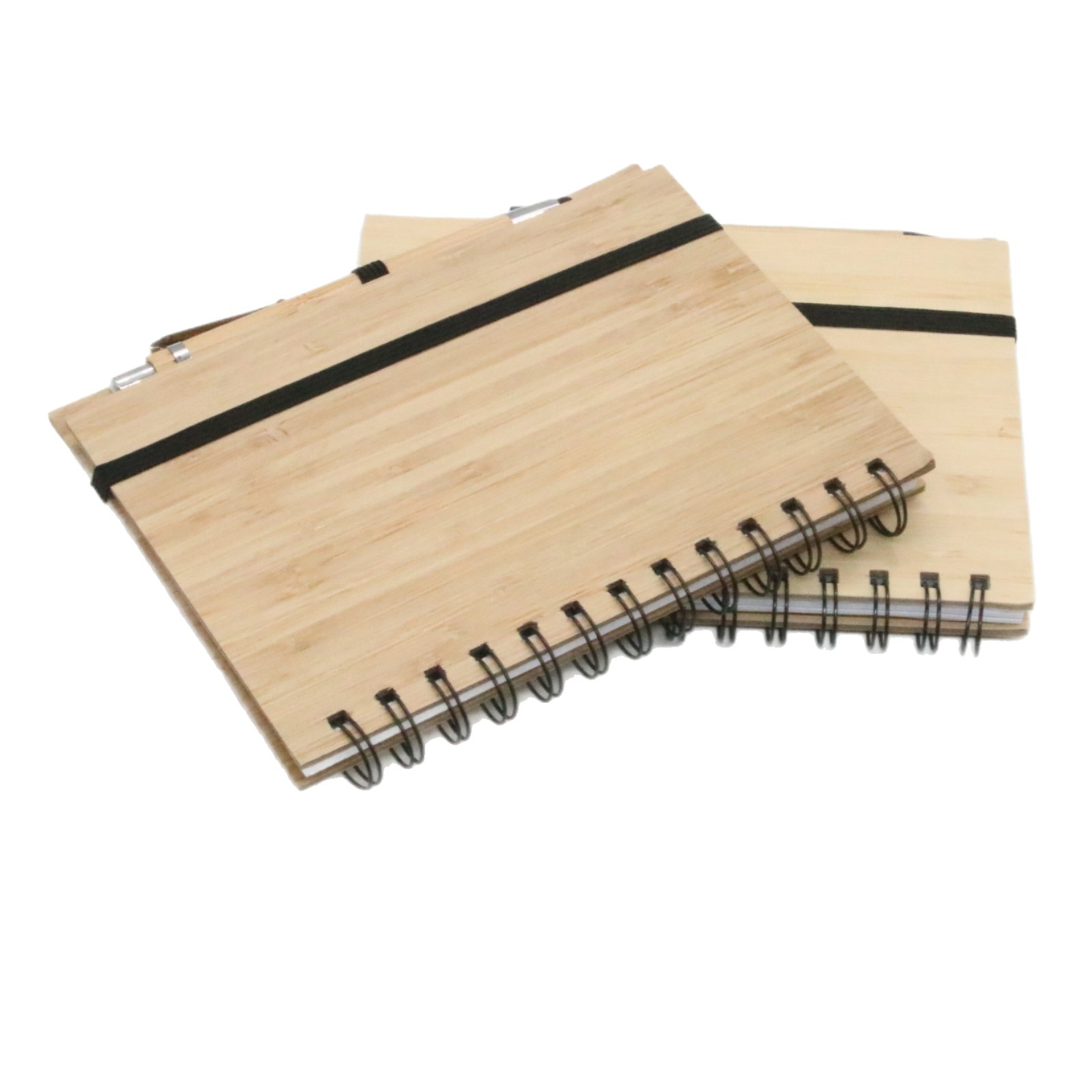 Cuaderno de bambú creativo estudiante papelería cubierta de bambú cuaderno tablero de bambú bobina de bambú libro logotipo imprimible