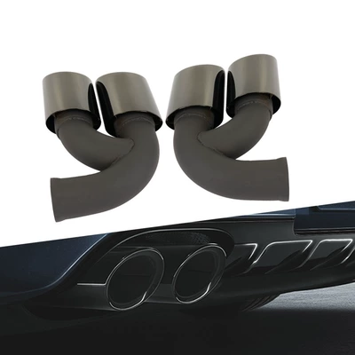 10-14 Porsche Cayenne tək qat ikitərəfli dörd çıxışlı qaz borusu quyruq boğazı