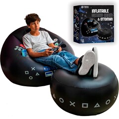 在庫あり PVC e スポーツインフレータブルソファチェア怠惰なインフレータブルソファリクライニングと睡眠屋内インフレータブルソファ折りたたみ式