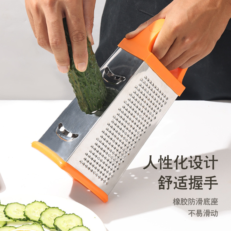 家庭用ステンレス削り器マッシュポテト糸切り器神器スライサー姜にんにく研削器皮むき刀スクレーパー|undefined