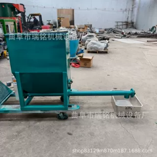 60mm管径金属粉料加大料仓螺旋喂料机 TGFF熟石灰粉螺旋加粉机62