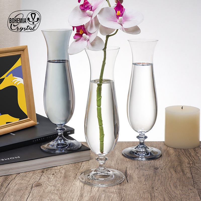Checo Lexus vase de cristal sin plomo de alta calidad lujo ligero decoración de la sala de estar dormitorio decoración hidropónica decoración mayorista