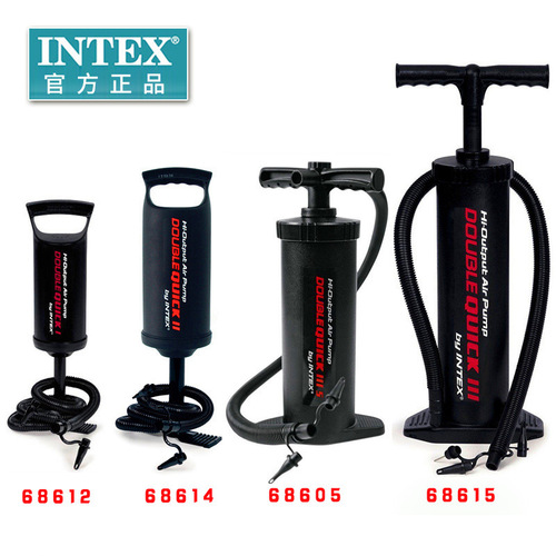 INTEX inflator large size air pump mattress household outdoor portable inflatable hand pump outdoor inflatable