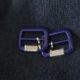 Front Yellow Acrylic Imitation Leather Buckle with Metal Piece Double Piece Japanese Buckle Shoe Buckle