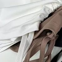 Поддельная спортивная юбка из двух частей, женская новая трапециевидная юбка с высокой талией для фитнеса и йоги, брюки 061109
