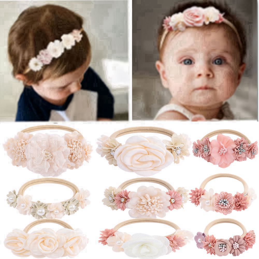 Fashionable children's creative nylon elastic cute hair accessory