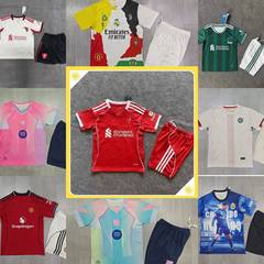 2526足球服童装套装切尔西巴黎迈阿密多特阿森纳利物浦足球球衣