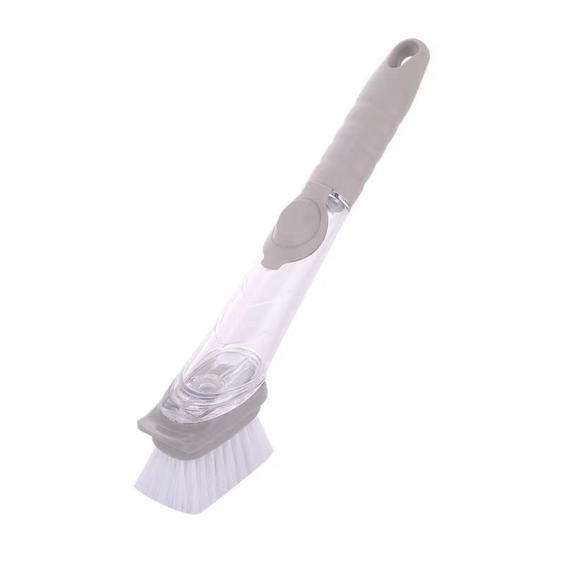 Directo de fábrica automático líquido lavado cepillo olla artefacto multifunción líquido alambre cepillo mango largo descontaminación TPR olla cepillo