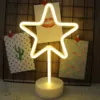 Warm white pentagram